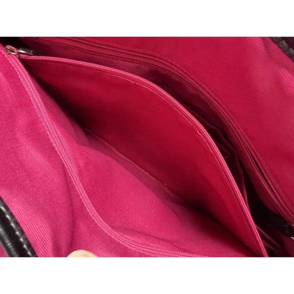 Coach‎ Ashley Signature Coated Canvas Flap Closure Messenger Diaper Shoulder Bag - Picture 13 of 16